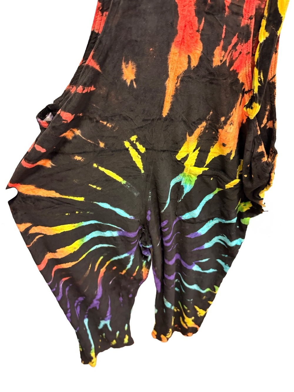 Mexicali Blues Rosalie Velour Tie Dye Overalls - NWT Size L - Picture 10 of 13